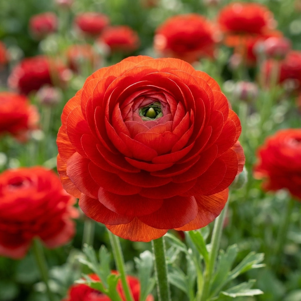 Ranunkel 'Ranunculus Red Tomer For Pot' - 50 Stück - LumiBlumi