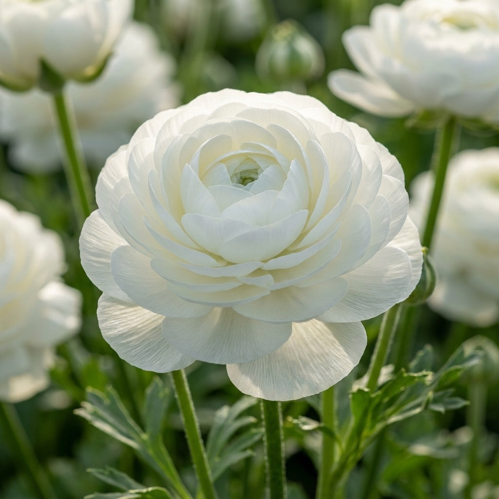 Ranunkel 'Ranunculus White' - 25 Stück - LumiBlumi