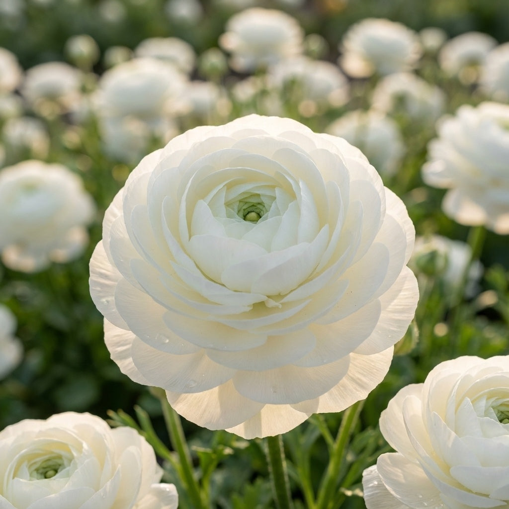Ranunkel 'Ranunculus White' - 25 Stück - LumiBlumi