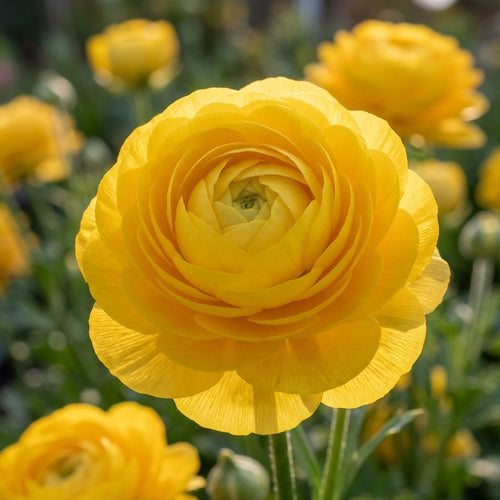 Ranunkel 'Ranunculus Gelb' - 10 Stück - LumiBlumi