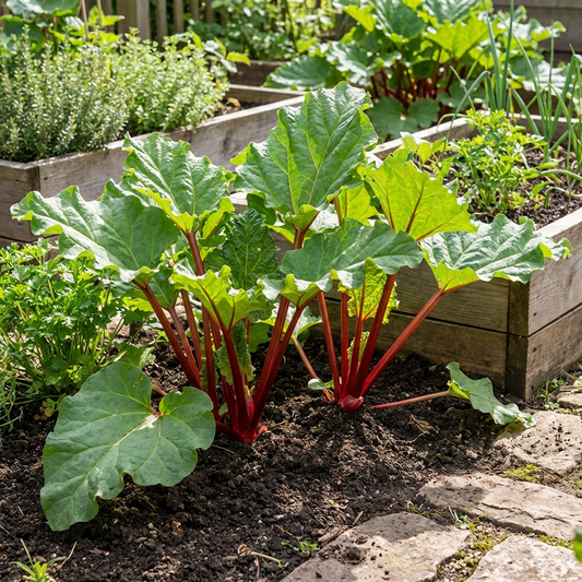 Rheum 'Canada Red Rhabarbarum' - Rhabarber