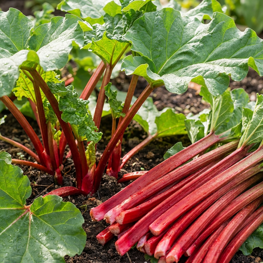 Rhabarber 'Red Champagne Rhabarbarum' - 5 Stück