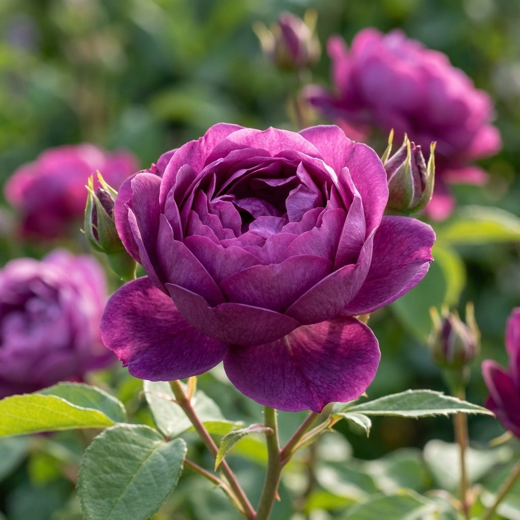 Rose 'Cardinal De Richelieu' - 1 Stück - LumiBlumi