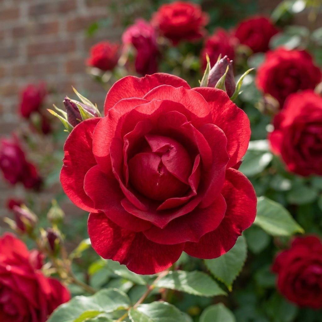 Rosa 'Paul's Scarlet Climber' - Wurzelnackt - LumiBlumi