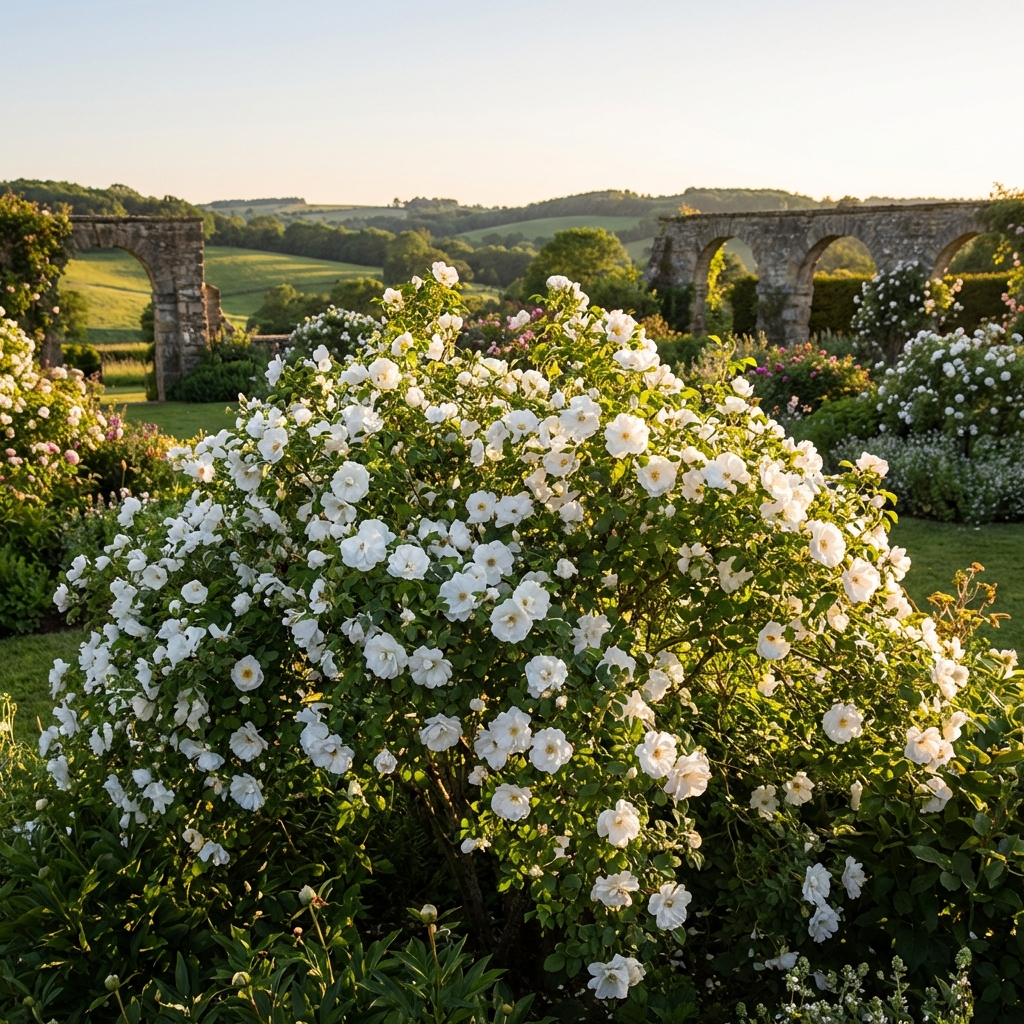 Rosa 'Blanc Double De Coubert' - Wurzelnackt - LumiBlumi