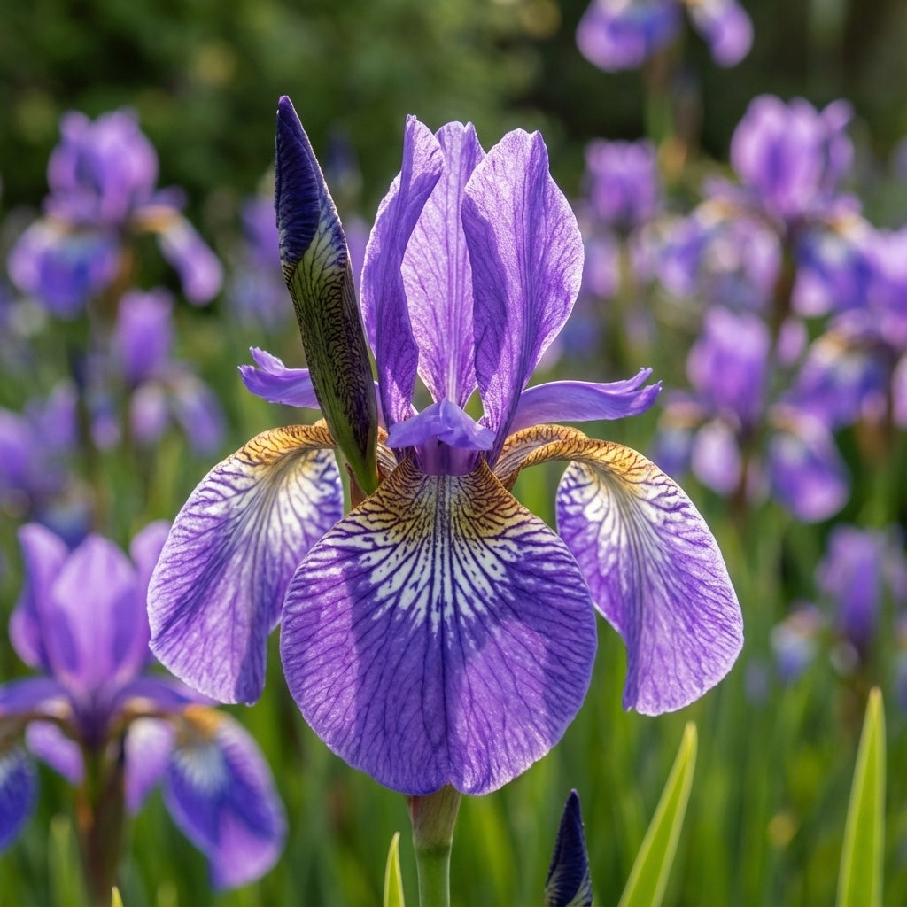 Schwertlilie 'Blue King Sibirica' - 10 Stück - LumiBlumi