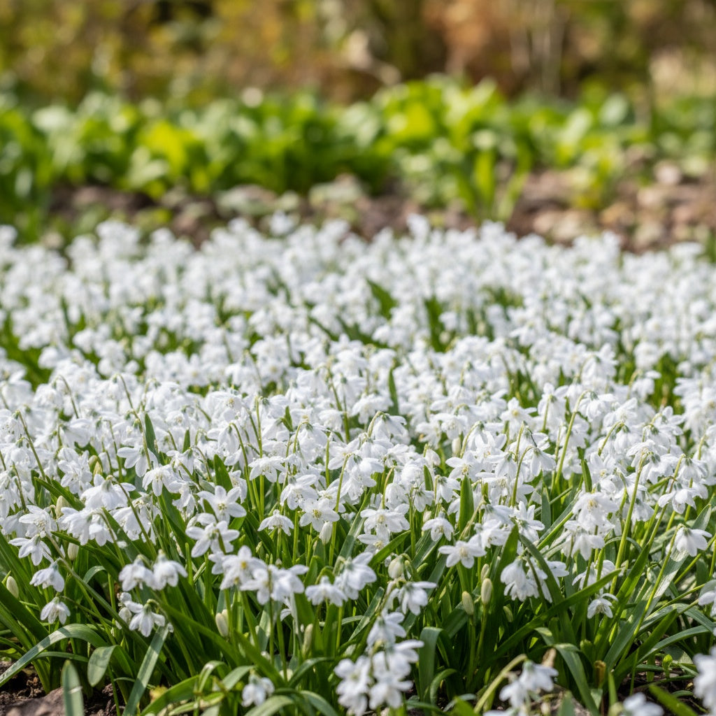 Blaustern 'Scilla Siberica Alba' - 50 Stück - LumiBlumi