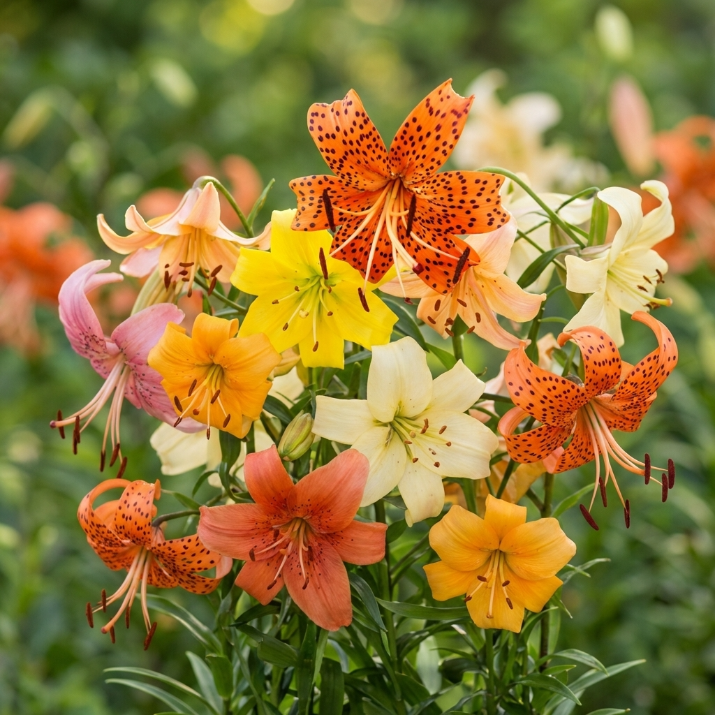 Lilie 'Tiger Mischung' - 5 Stück