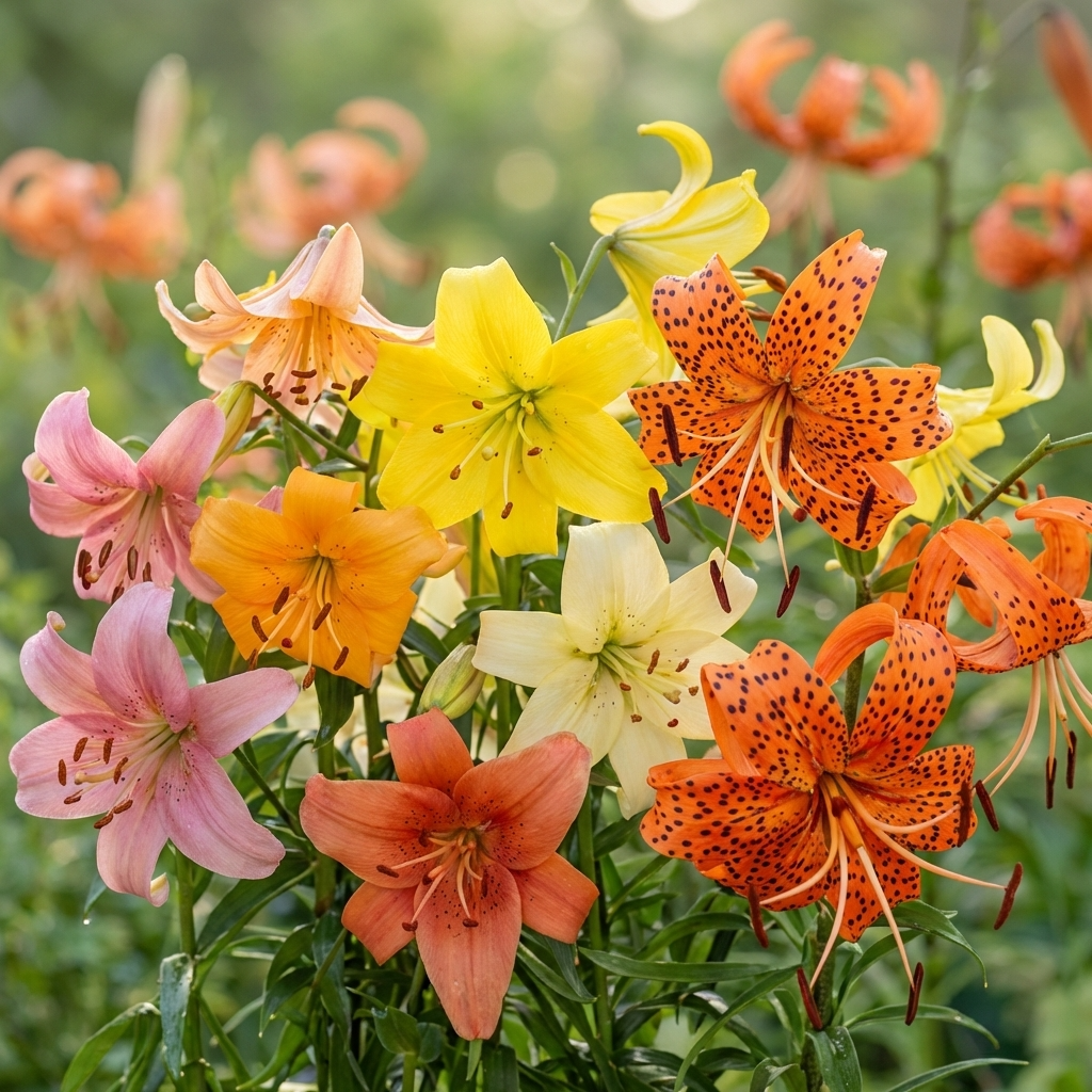 Lilie 'Tiger Mischung' - 5 Stück