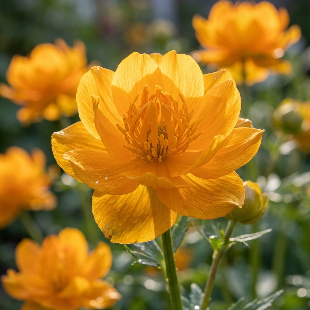 Trollblume 'Golden Queen' - 4 Stück - LumiBlumi