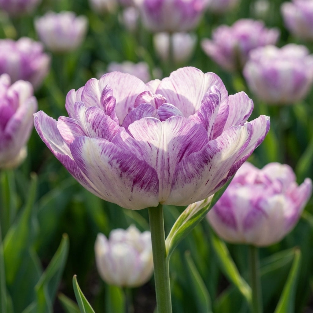 Tulipa 'Double Shirley' - Tulpe
