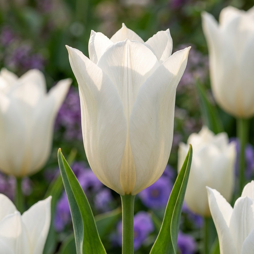 Tulipa 'White Triumphator' - Tulpe